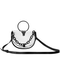 PAIGE - Clear Semi-Circle Crossbody - Lyst