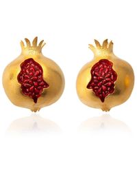 Milou Jewelry - Pomegranate Earrings - Lyst