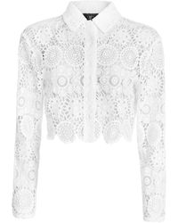 OW Collection - Alba Lace Shirt - Lyst