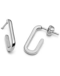 With Love Darling - Mia Short Link Earrings - Lyst