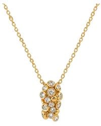 Dainty London - Lyra Necklace With Barnacles & Topaz - Lyst