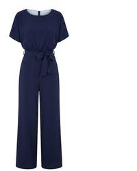 Yumi' - Batwing Stretch Jumpsuit - Lyst