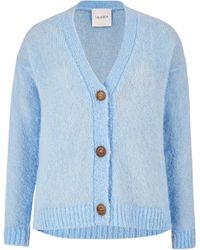 SALANIDA - Melody Mohair Cardigan Sky - Lyst