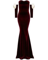 Nur Karaata - Versailles Rose Burgundy Gown - Lyst