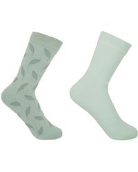 Peper Harow - Made in England - Leaf Mint & Classic Baby Socks Bundle - Lyst