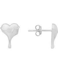 Kylie Harper - 'Melting' Heart Stud Earrings - Lyst
