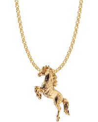 Mirabelle Leaping Horse Large Charm On Baby Belcher - Metallic