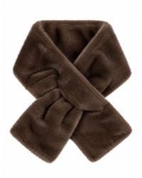 Luella Fashion - Faux Fur Scarf Chocolate - Lyst