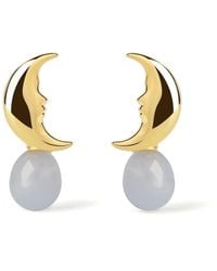 Freqnc Atelier - Moon Earrings - Lyst
