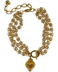Sccollection - Donatella Rhinestone Choker - Lyst