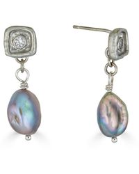 Loni Paul Jewelry - Keshi Pearl Drop Earrings - Lyst