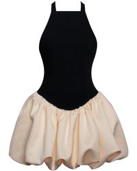 Miss Circle New York - Yaira Backless Drop Waist Mini Bubble Dress - Lyst