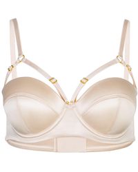 Black Heart Lingerie - Convertible Silk Longline Bra - Lyst