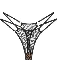 Perilla Lingerie - Kylie Straps Thong - Lyst