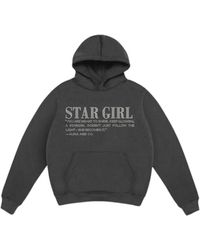 Aura & Co - Stargirl Rhinestone Hoodie - Lyst
