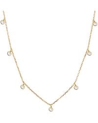 KAMARIA - Dew Drops Crystal Choker Layering Necklace - Lyst