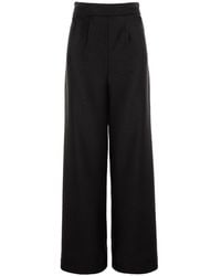 AVENUE No.29 - Wool Wide Leg Trousers - Lyst