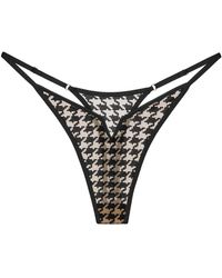 Perilla Lingerie - Oxford V Thong - Lyst