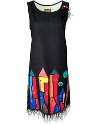 Lalipop Design - Sleeveless Digital Print Mini Dress - Lyst
