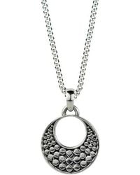 Charlotte's Web Jewellery - Orbital Pendant Silver Necklace - Lyst