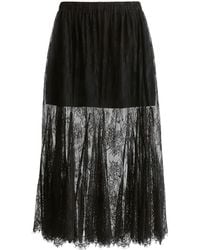 Paisie - Two-Piece Lace Skirt With Godet Paneling - Lyst
