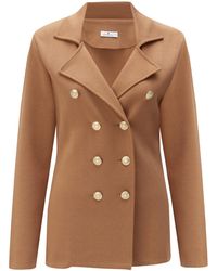 Peraluna - Katherine Standard Cut Knit Blazer - Lyst
