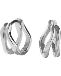 Muru - Wavy Hoops - Lyst