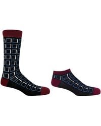 Peper Harow - Made in England - Cube Luxury Crew & Trainer Socks Bundle - Lyst