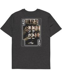 Anchor and Crew - Dark Heather One Japan Gurafiku Organic Cotton T-Shirt - Lyst