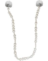 Raxada - Cord Pearl Earrings - Lyst