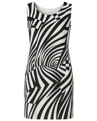 Conquista - Zebra Print Shift Dress - Lyst