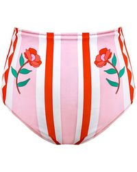 Jessie Zhao New York - Jungle Rose Reversible Bikini Bottom - Lyst