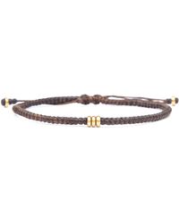 Harbour UK Bracelets - Minimalist Cord And Brass Bracelet For - Lyst