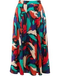 Louche - Lizea Hofmann Print Midi Skirt - Lyst