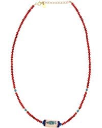1610Istanbul - Santorini Coral Necklace - Lyst