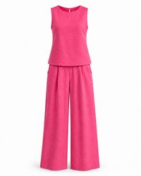 Oh!Zuza - Sleeveless Top & Wide-Leg Trousers Set - Lyst
