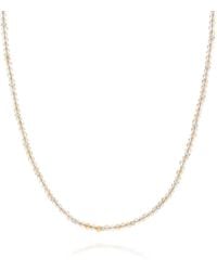 Nellou Jewellery - Citrine November Birthstone Orbit Necklace - Lyst