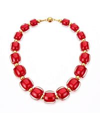 Gold & Honey - Beaded Lucite Necklace For After Hours - Lyst