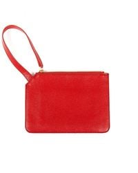 SJW BAGS LONDON - Marissa Leather Clutch/ Wristlet - Lyst