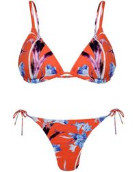 Cherina Beachwear Llc - St. Barts Floral Bikini Set - Lyst