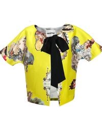 Maxjenny - Cropped Jacket With Bow - Lyst