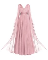 Angelika Jozefczyk - Tulle Evening Gown Dusty Pink - Lyst