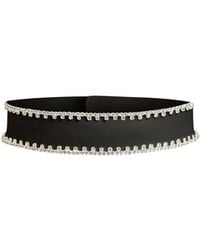 Tia Dorraine - Crystal-Embellished Double Belt - Lyst