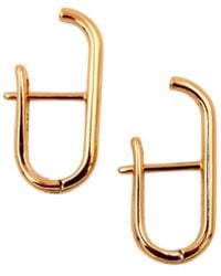 1610Istanbul - Modern Minimal Hoop Earrings - Lyst