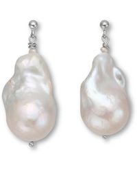 EVA REMENYI - Giséle Baroque Pearl Earrings - Lyst