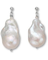 EVA REMENYI - Giséle Baroque Pearl Earrings - Lyst