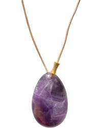 Smilla Brav - Neutrals Amethyst Necklace - Lyst