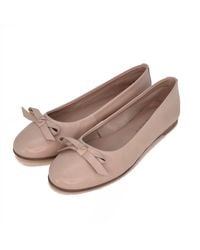 Altramoda Redressing the World - Neutrals Vegetable Tanned Leather Ballet Flats - Lyst