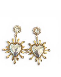 Vstyle - Sacred Heart Radiance Earrings - Lyst