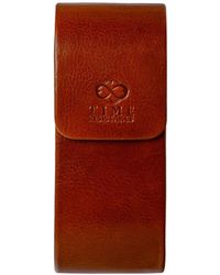 Time Resistance - Hard Shell Leather Eyeglasses Cover Cognac – The Sign Of Four - Lyst